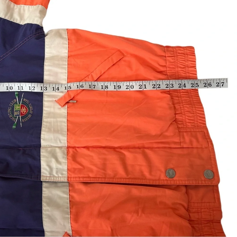 Vintage Outdoor Academia Preppy Yacht Club Windbreaker Neon Jacket